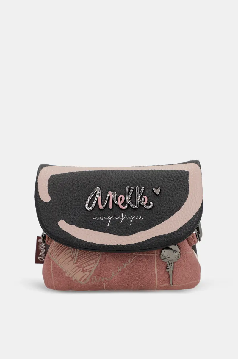 Monedero con solapa pequeño Parisian
