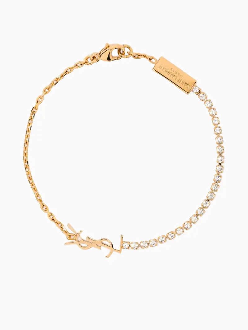 Monogramme crystal bracelet