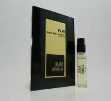 Muestra de perfume oficial Mancera Black Vanilla 2ml 0.06 fl. onz. probador de perfumes