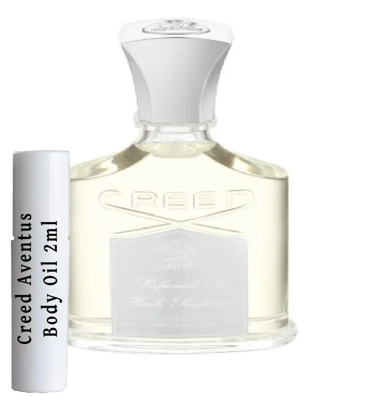 Muestras de aceite corporal creed aventus - sin alcohol