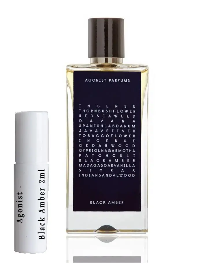Muestras de perfumes Agonist Black Amber