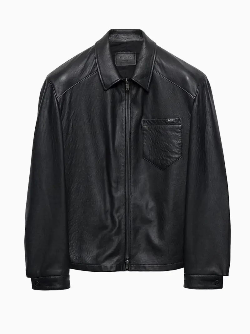Nappa leather jacket