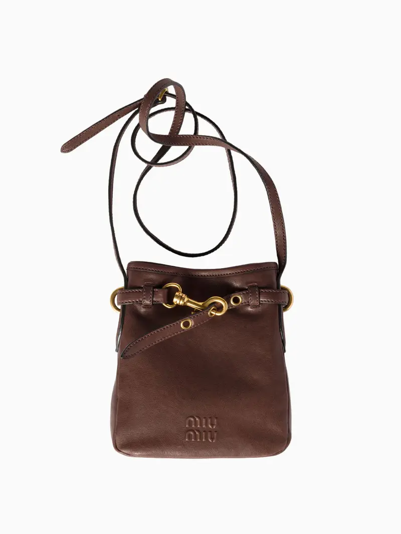 Nappa leather pouch