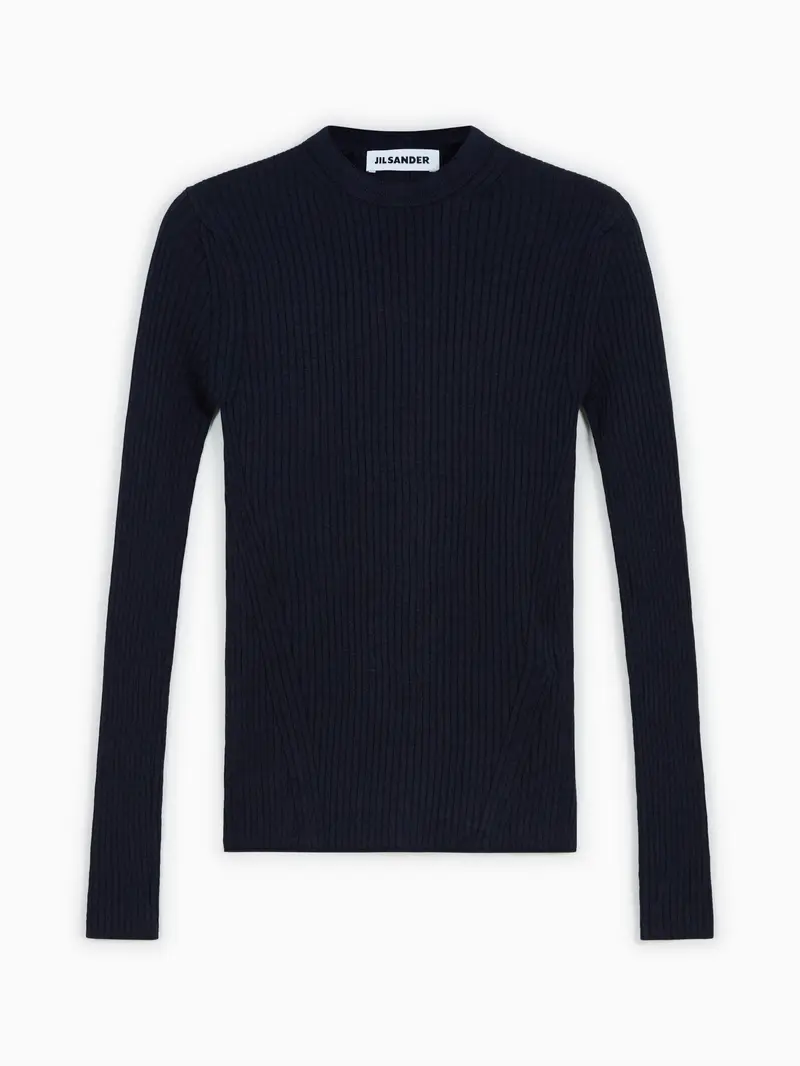 Navy sweater