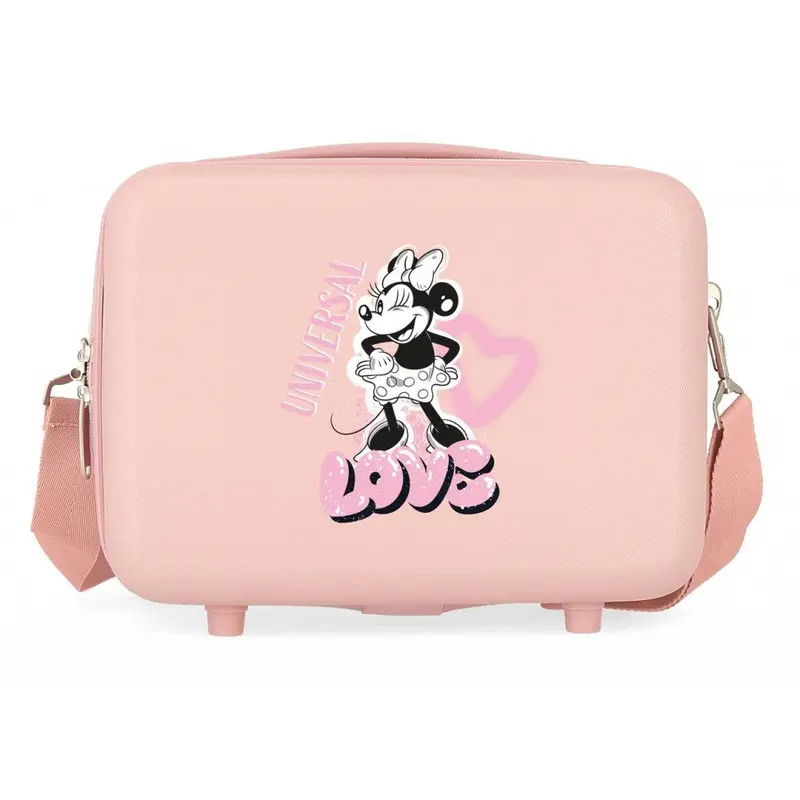 Neceser ABS DISNEY MINNIE HEART ADAPTABLE NUDE
