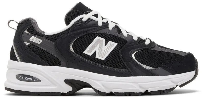 New Balance 530 Clásica Negra y Gris