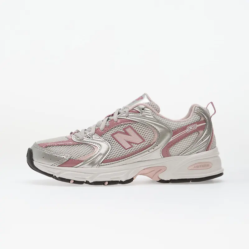 New Balance 530 Plata y Granate