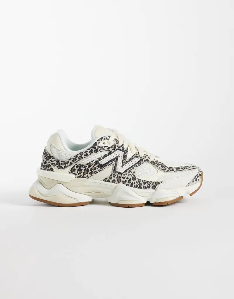 New Balance 9060 Beige Leopardo (Edición ASOS)