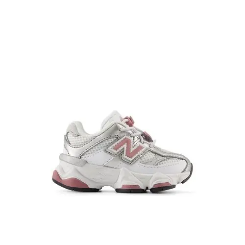 New Balance 9060 Cordón Elástico Blanca Rosewood (Bebé)