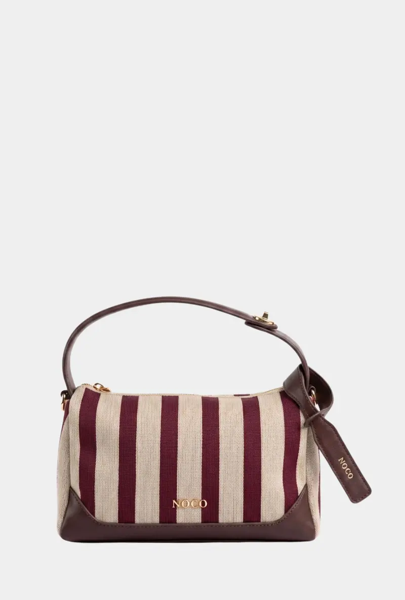 Noco Bandolera Knit Rayas Granate