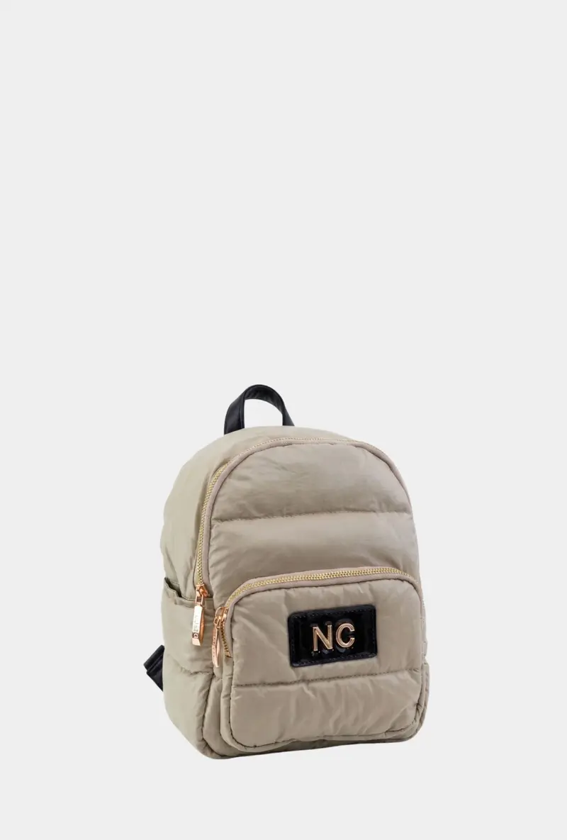 Noco Mochila Pequeña Puffy Beige