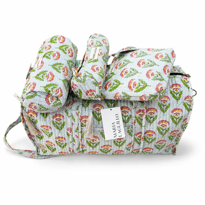 PACK BOLSO DE PLAYA CON 3 NECESERES TALI