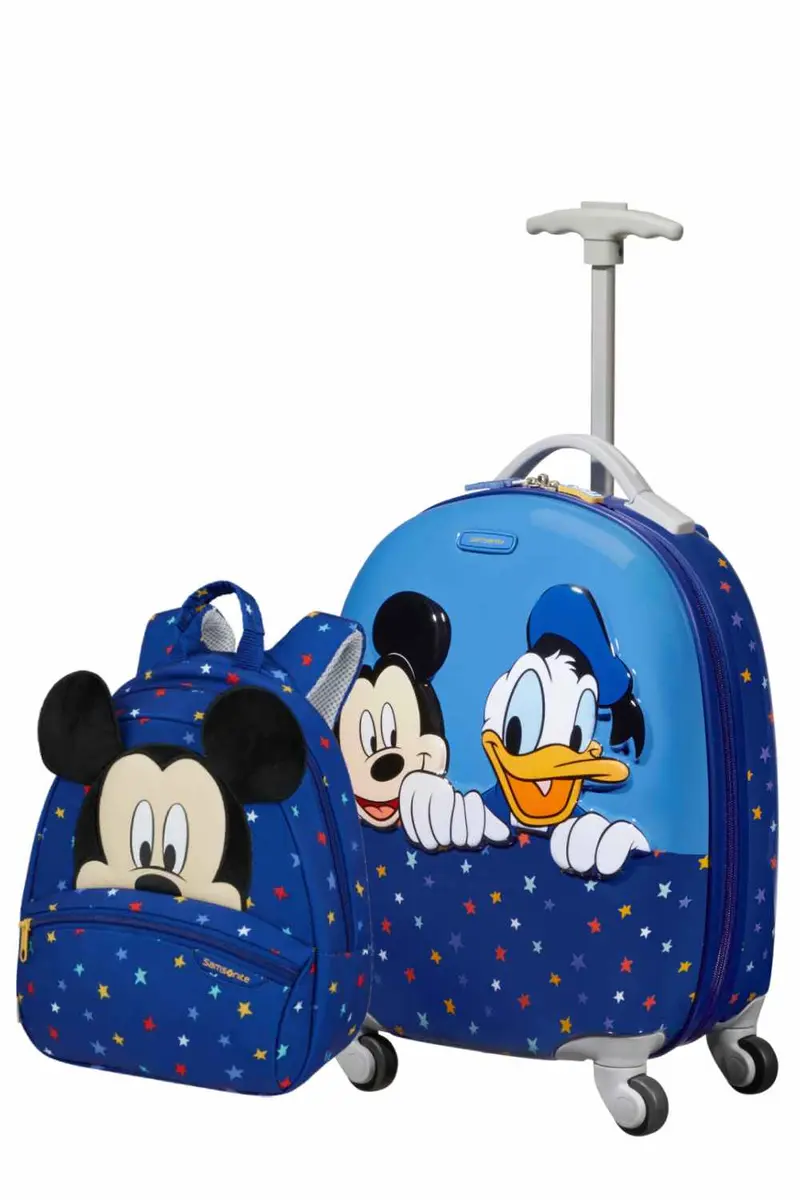 Pack de Trolley infantil y Mochila S MICKEY STARS  de SAMSONITE