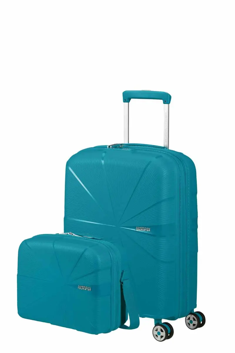 Pack Maleta Cabina + Neceser STARVIBE de American Tourister - Petrol