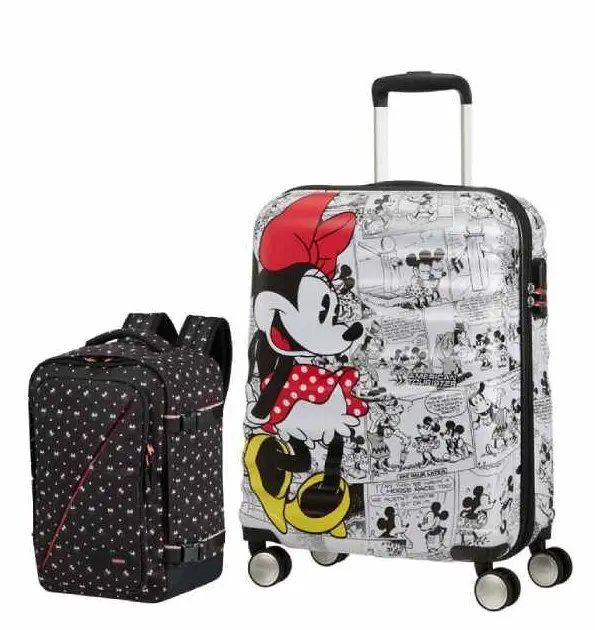 Pack Maleta Cabina Wavebreaker Disney + Mochila Take2cabin Disney de American Tourister