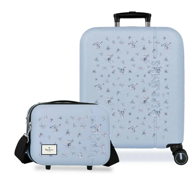 Pack maleta de cabina 55cm + neceser OLIVIA de PEPE JEANS