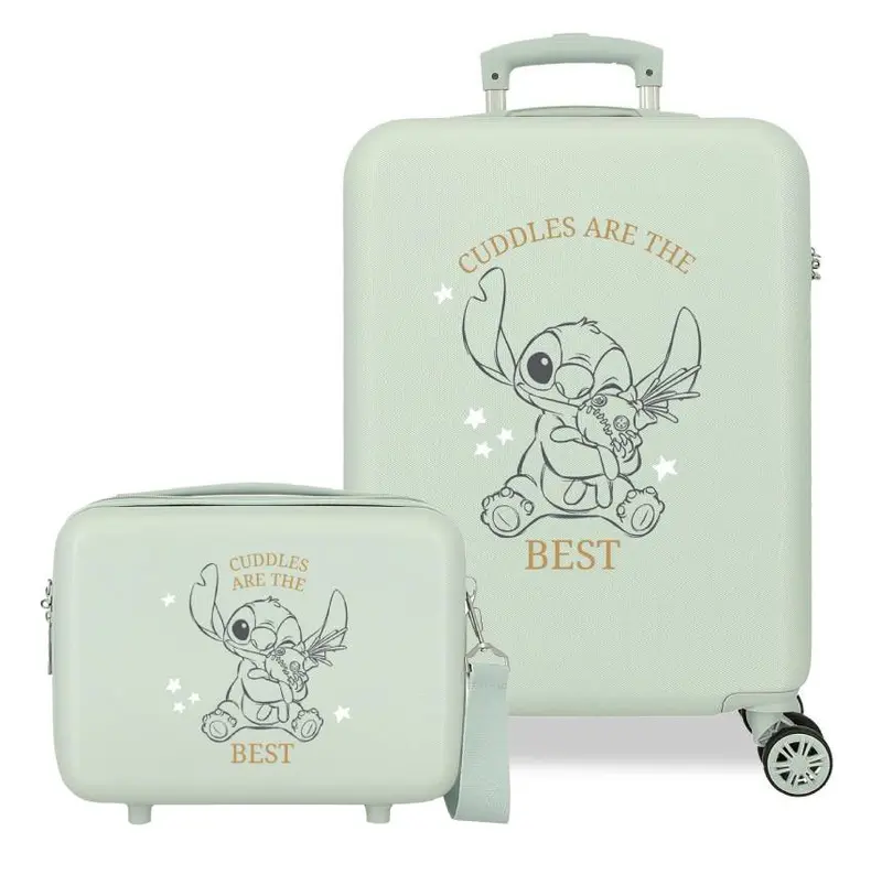 Pack maleta de cabina + neceser STITCH de DISNEY