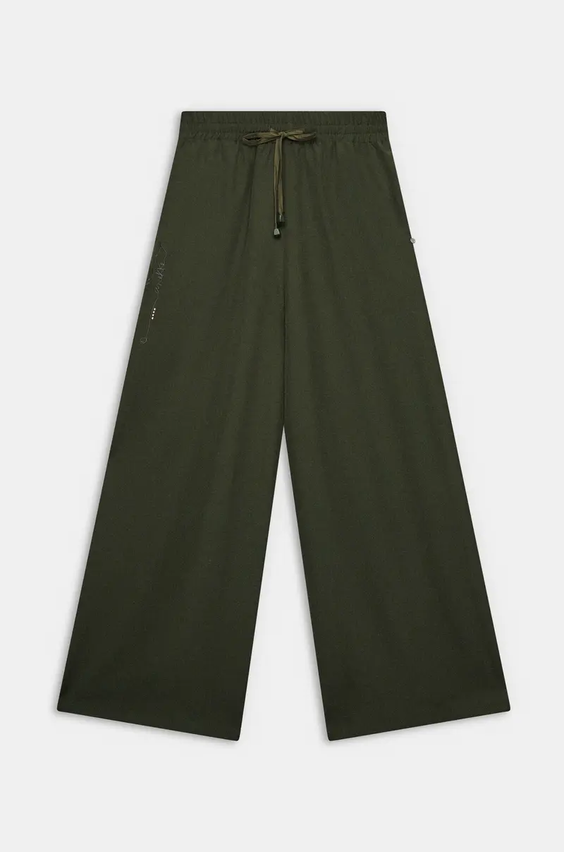 Pantalón fluido de corte amplio