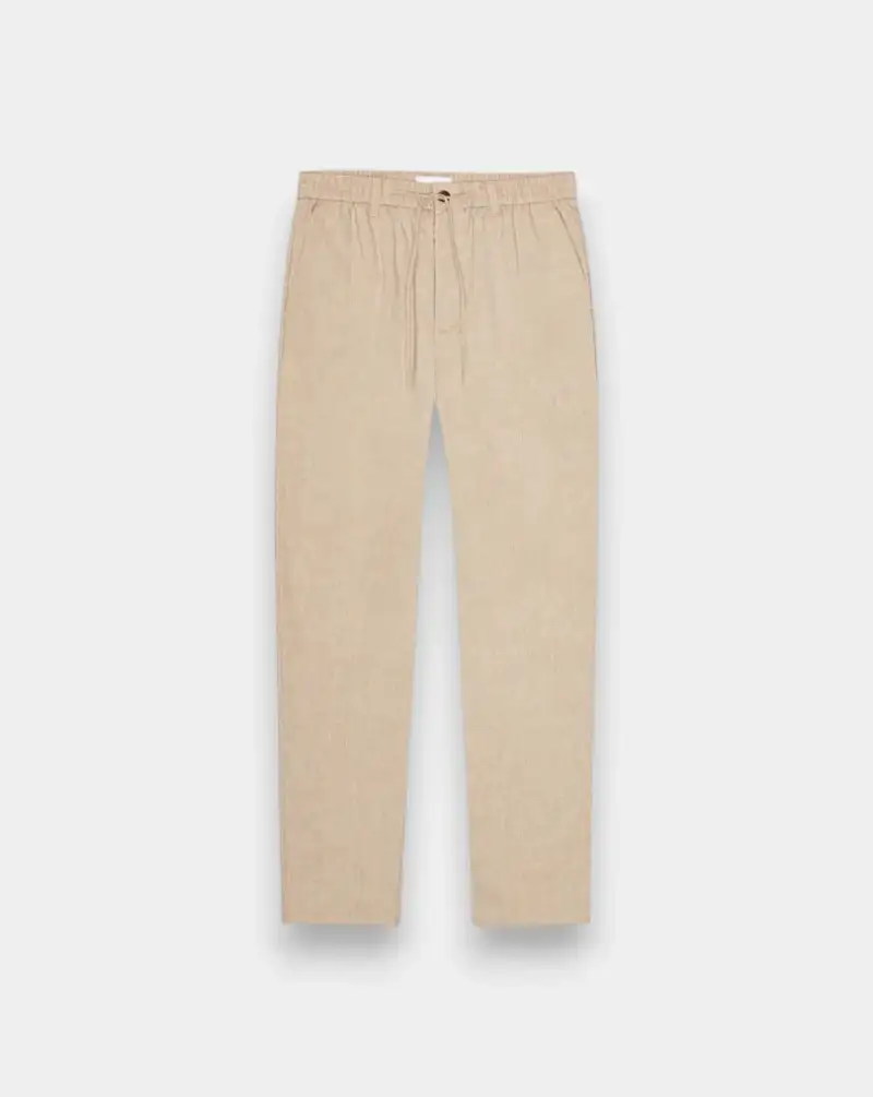 Pantalon Les Deux Como Tapered Slub Pants