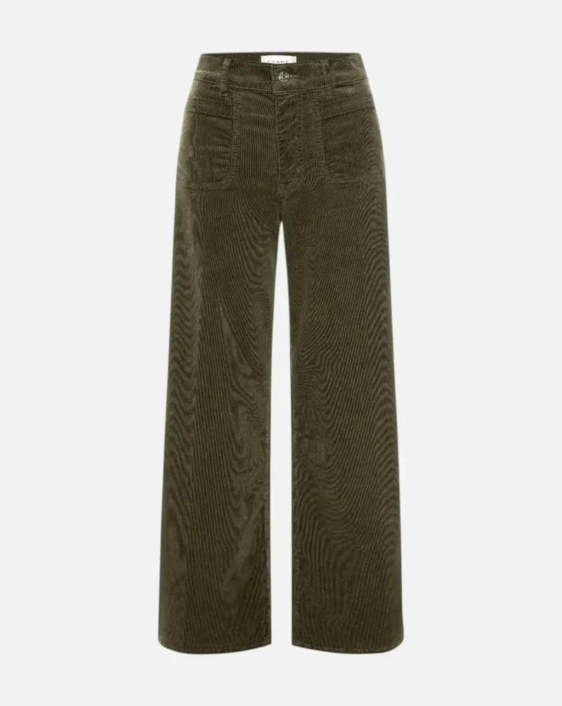 Pantalones Frame Le Slim Palazzo Modernist Pocket Corduroy