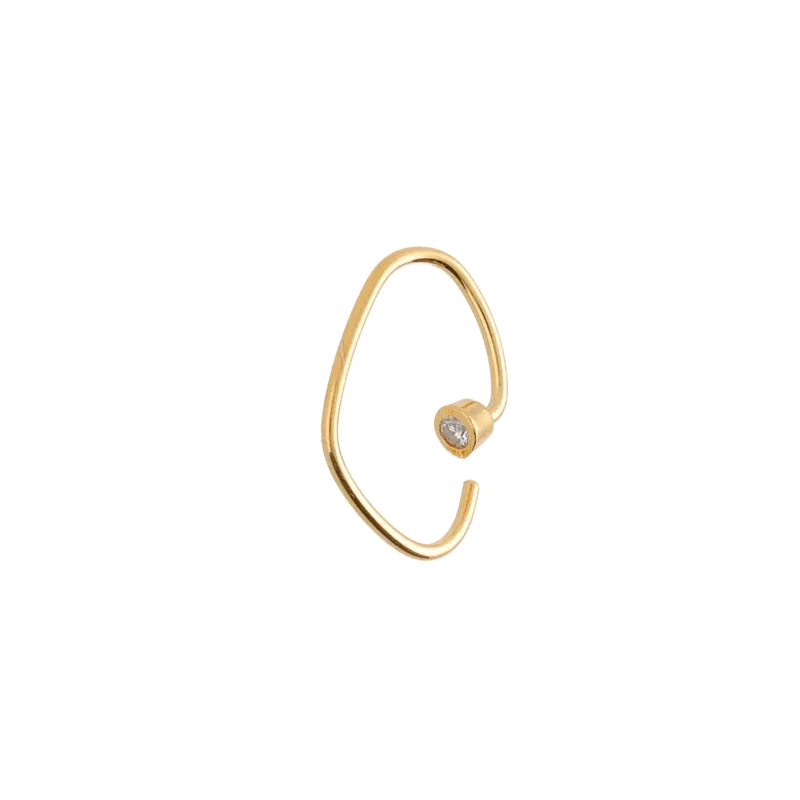 Pendiente oro Saioa