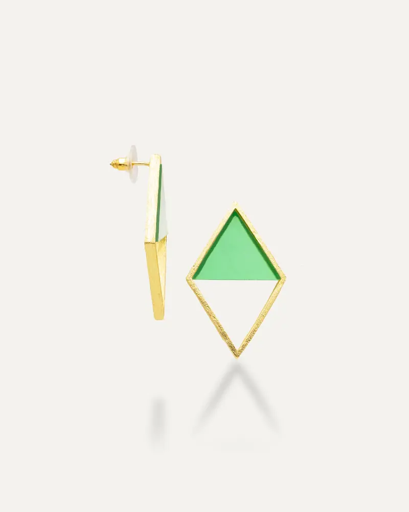 Pendientes Abigail Onix Verde