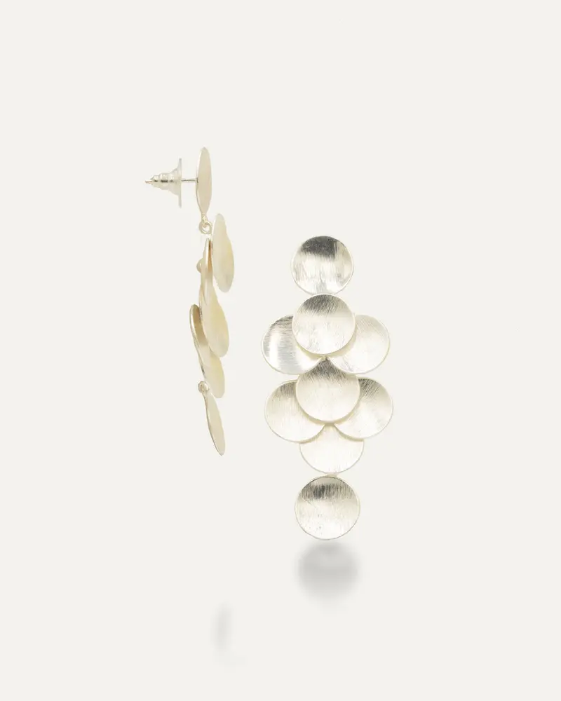 Pendientes Alia Plateados