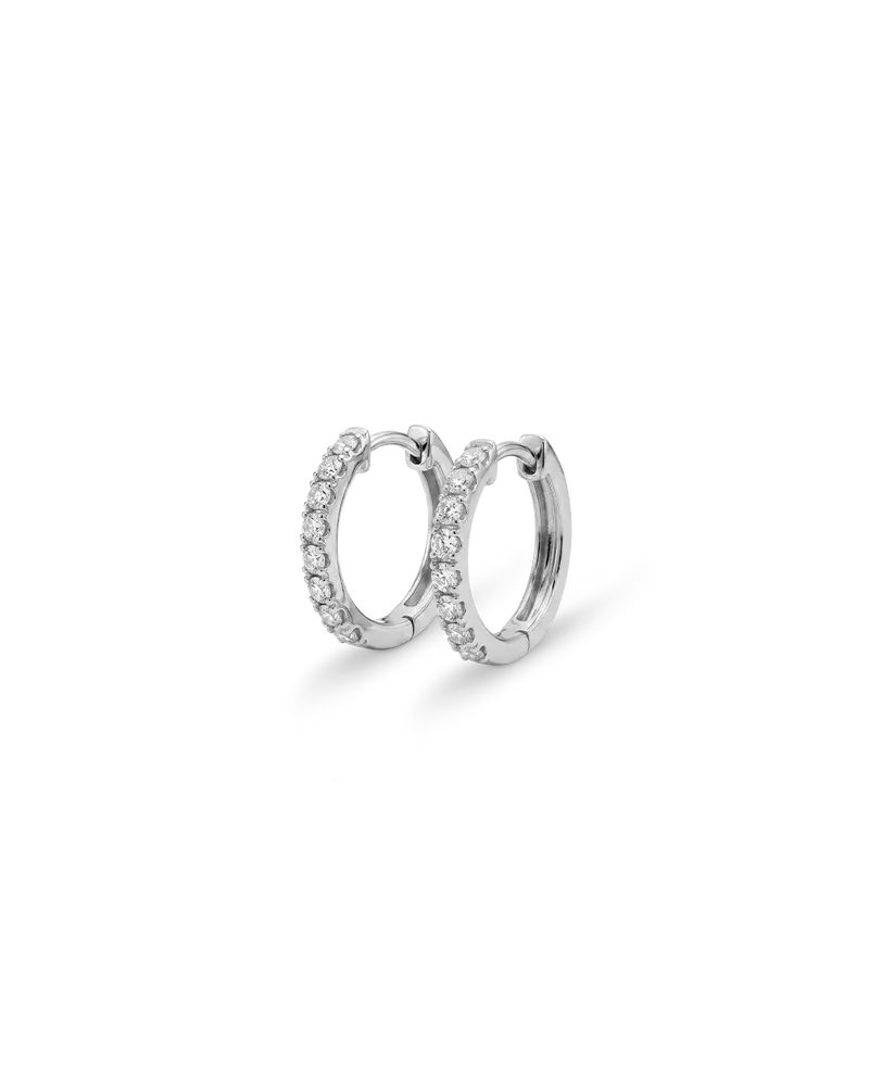 Pendientes Allegra diamantes, oro blanco