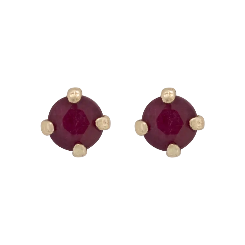 Pendientes Baby Beauty rubí