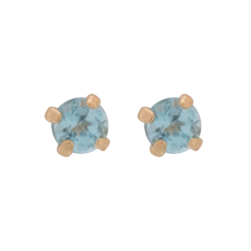 Pendientes Baby Beauty topacio azul