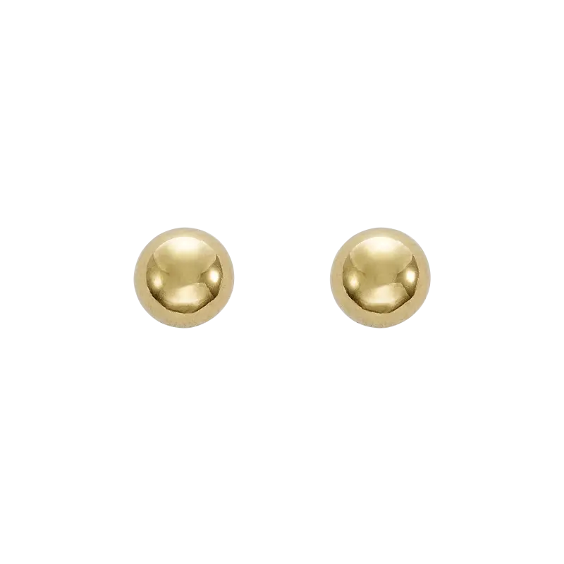 Pendientes Ball 5mms oro