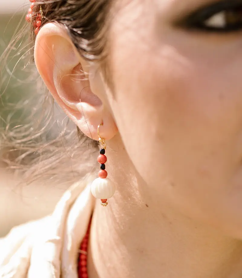 Pendientes Blanca