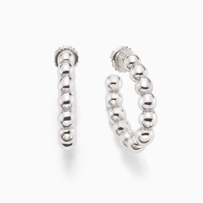 Pendientes Calder, plata