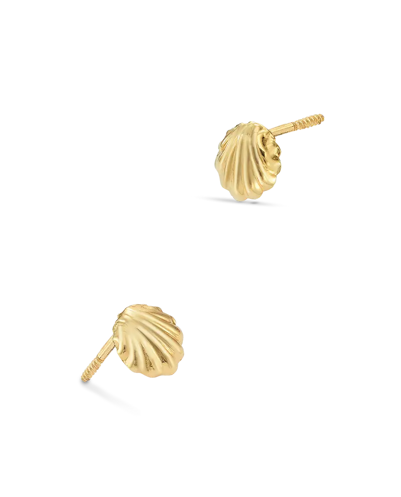Pendientes Concha, oro
