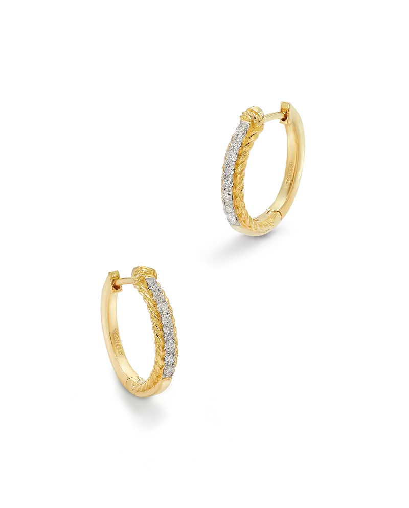 Pendientes Criollas diamantes, oro