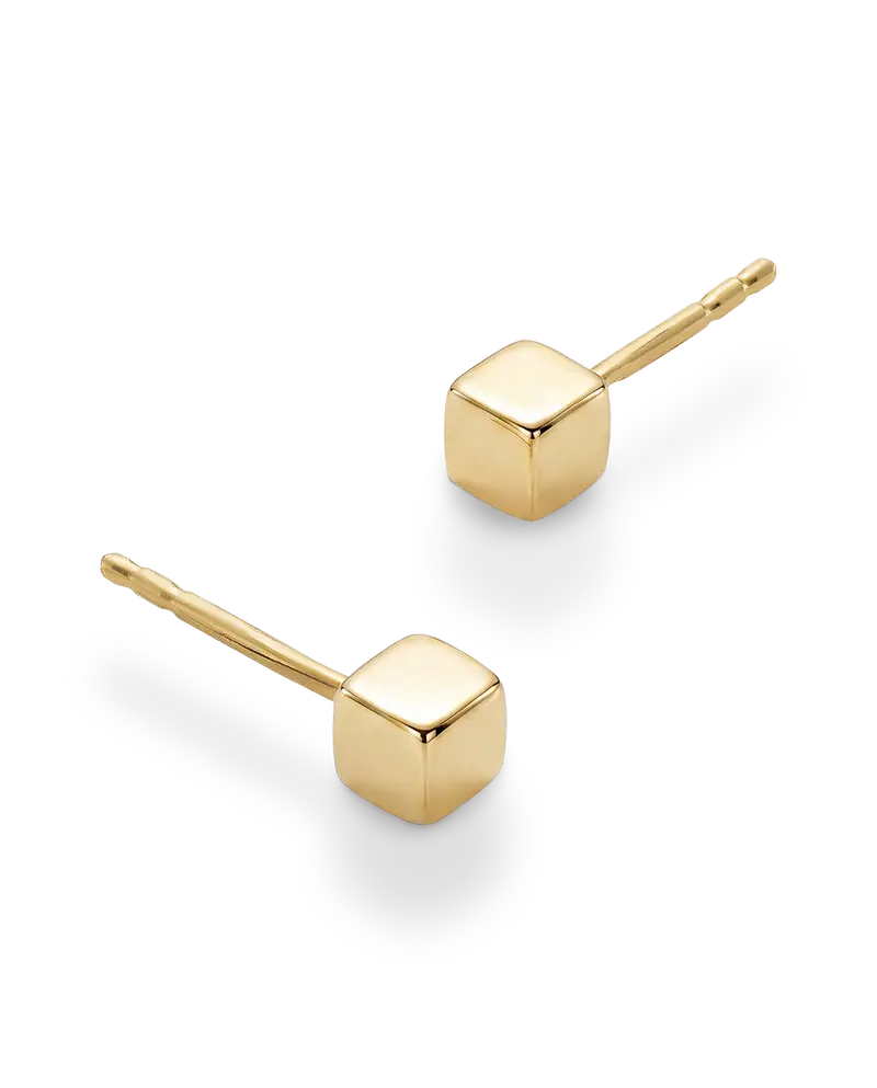 Pendientes Cubos, oro