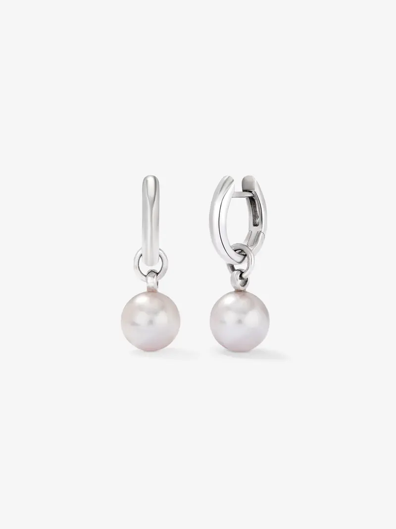 Pendientes de plata 925 con perlas australianas de 8,5 mm