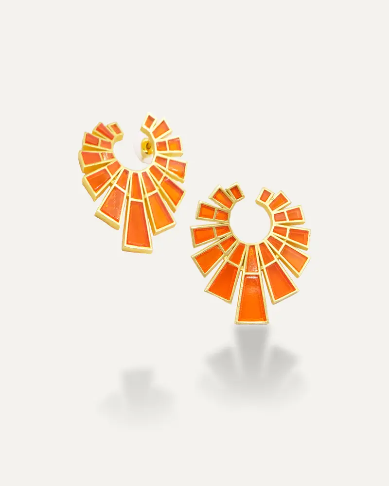 Pendientes Dorados Big Petra Cornelia