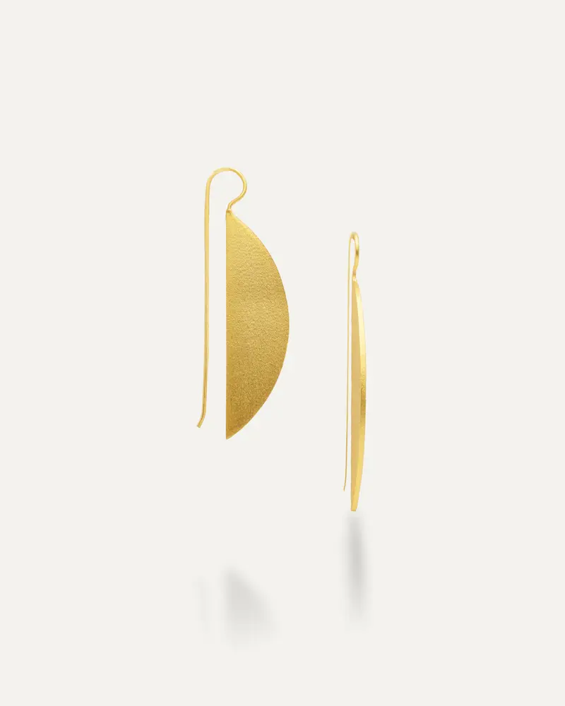 Pendientes Dorados Half Circles