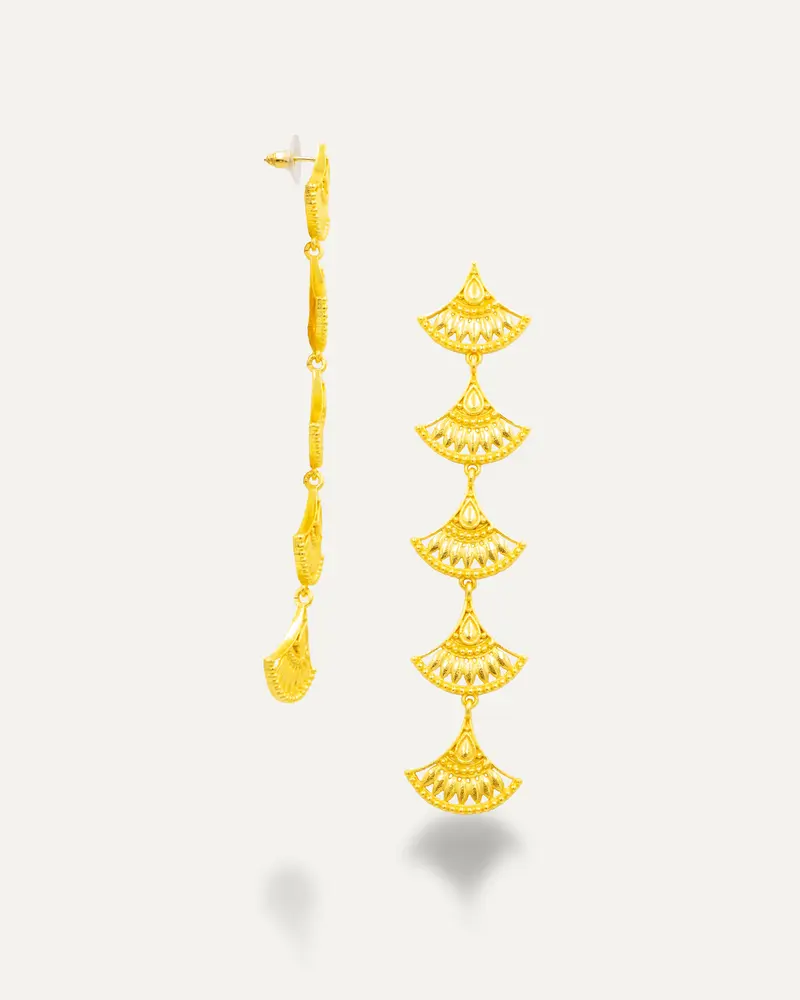 Pendientes Dorados Maya Large
