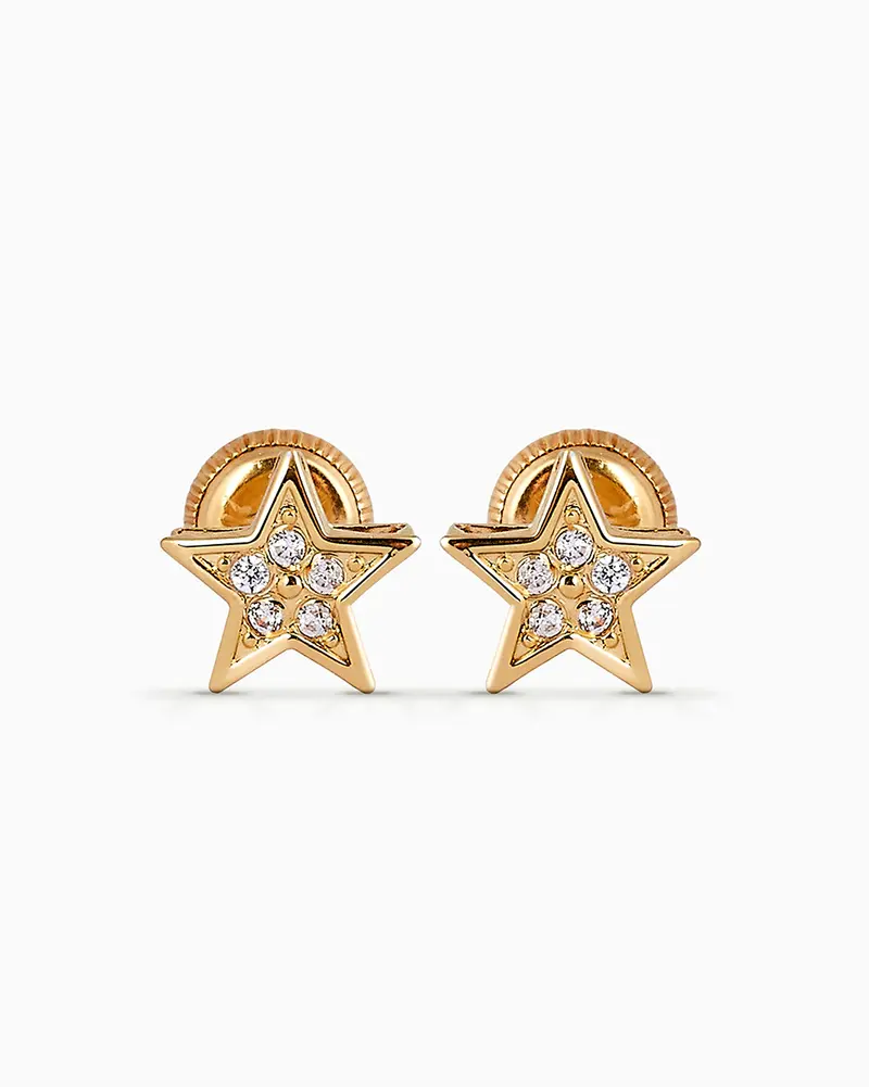 Pendientes Estrella, oro