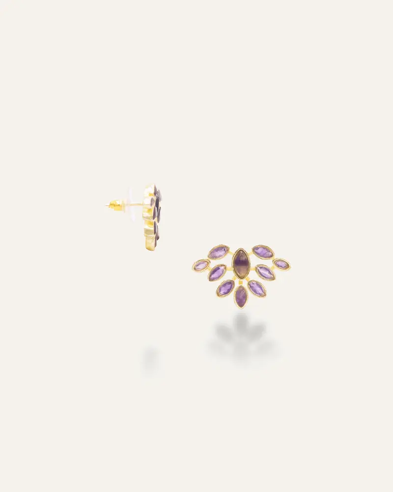 Pendientes Fatima Amatista