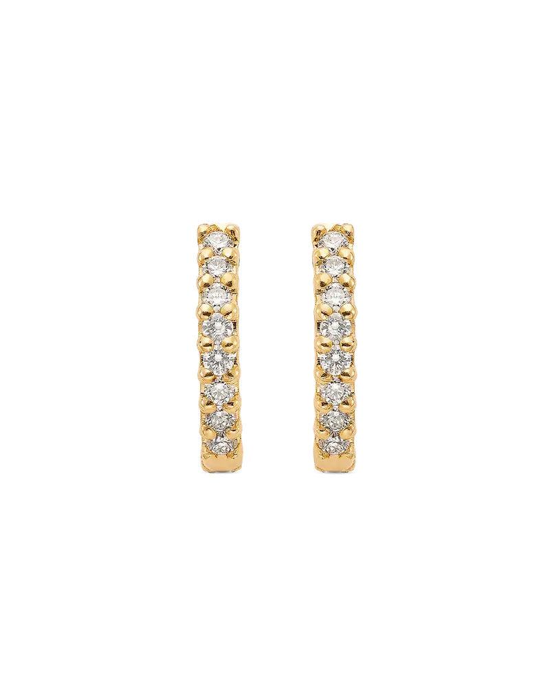 Pendientes Flavia diamantes, oro