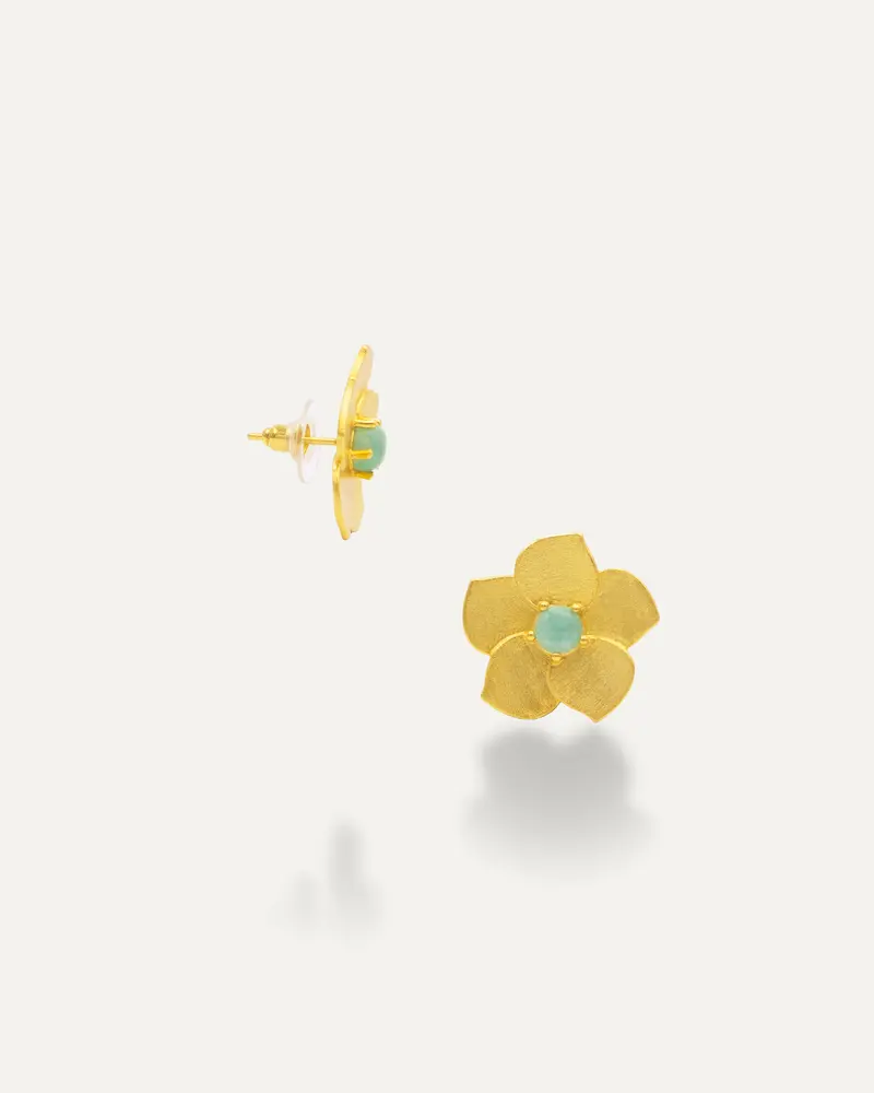 Pendientes Flor Everyday Amazonita