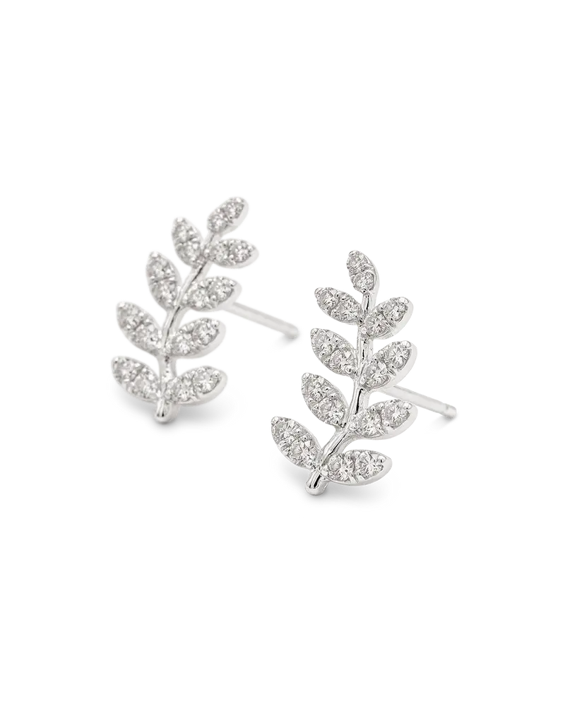 Pendientes Francesca diamantes, oro blanco