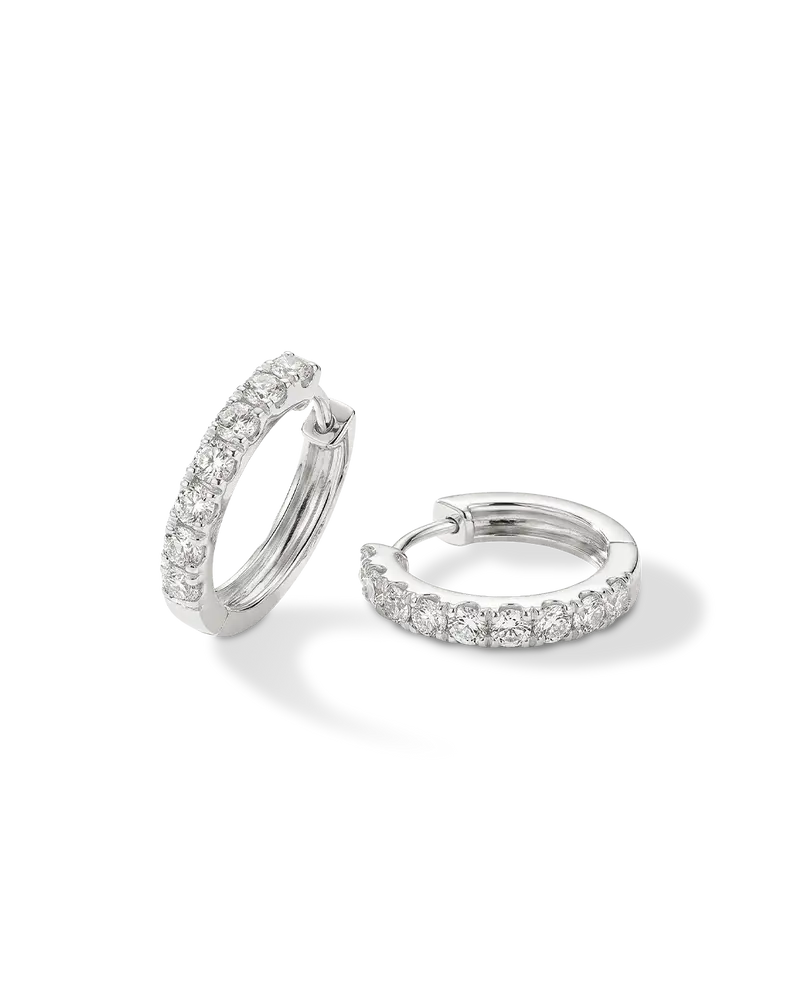 Pendientes Ginevra diamantes, oro blanco
