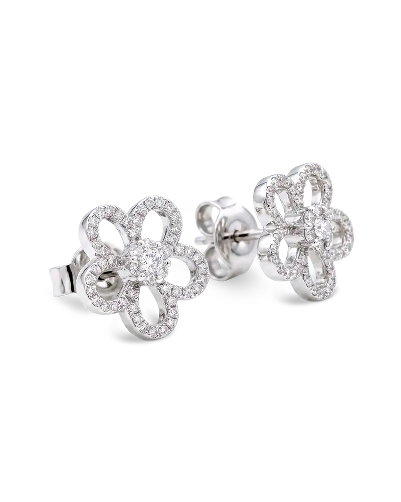 Pendientes Giorgia diamantes, oro blanco