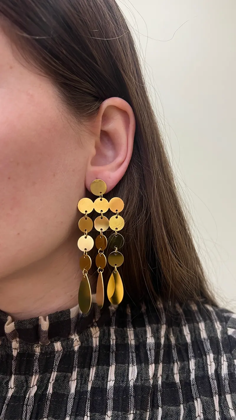 Pendientes GLAM DORADO