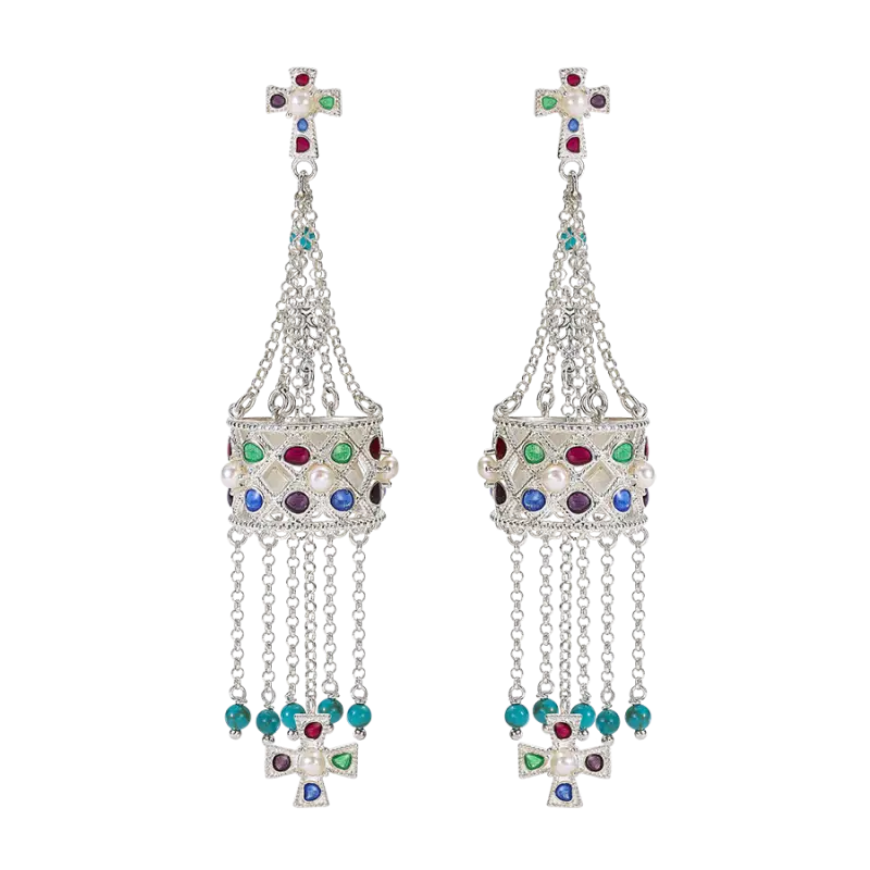 Pendientes Guadamur, plata