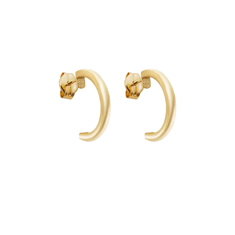 Pendientes Hoops oro amarillo